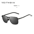Óculos de Sol Polarizado Veithdia V2462 Classic Rectangle UV400