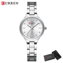 CURREN Relógio Feminino Elegante Minimalista