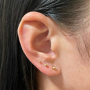 CONJUNTO DE BRINCOS STAR LUXE   (3 PEÇAS)