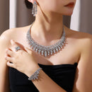 CONJUNTO DE JOIAS NOIVA LUXE ZIRCÔNIA