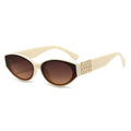Óculos de Sol Unissex MERCELYN Solar Oval UV – Estilo Fashion &amp; Proteção Total