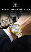 Relógio Masculino Auron Steel Flow POEDAGAR Classic Luxury