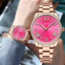 Relógio Feminino Curren Fashion Casual LUXO