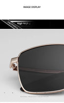 Óculos de Sol Polarizado Veithdia V2462 Classic Rectangle UV400