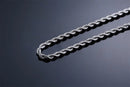 COLAR CORRENTE TORCIDA INOX PRIME
