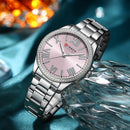 Relógio Feminino Curren Fashion Casual LUXO
