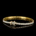 BRACELETE CUFF EM PLATINA COM DIAMANTES – LUXE ETERNAL  OURO