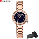 CURREN Relógio Feminino Luxo Minimalista