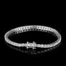BRACELETE CUFF EM PLATINA COM DIAMANTES – LUXE ETERNAL  OURO
