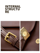 BOLSA DE COURO LUMINA SQUARE