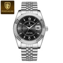 Relógio Masculino Auron Steel Flow POEDAGAR Classic Luxury