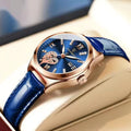 POEDAGAR Relógio Feminino Elegante com Pulseira Clássica