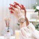 POEDAGAR Relógio Feminino Elegante com Calendário Completo