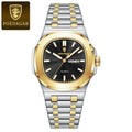 POEDAGAR Relógio Masculino Quadrado Premium