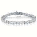 PULSEIRA RÍGIDA PRATA  ZIRCÔNIA PRIME