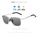 Óculos de Sol Polarizado Veithdia V2462 Classic Rectangle UV400