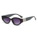 Óculos de Sol Unissex MERCELYN Solar Oval UV – Estilo Fashion &amp; Proteção Total