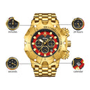 Relógio de Luxo YaLaLuSi – Elegância Gold