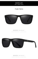 Óculos de Sol Polarizado BARCUR Classic Sport Rectangle UV400