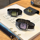 Luxury Niche Design Square Quartz Watches for Women Exquisite Black Strap Exquisite Ladies Wristwatches Personalized Clock Gifts