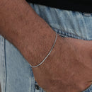 PULSEIRA EM AÇO INOX COM ELOS TIPO COBRA – ESSENTIAL LINK