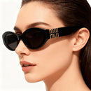 Óculos de Sol Unissex MERCELYN Solar Oval UV – Estilo Fashion &amp; Proteção Total