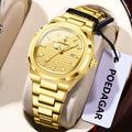 POEDAGAR Original Quartz Women Watch Stainless Steel Waterproof Luminous Ladies Watch Date Fashion Elegant Woman’s Watches Reloj