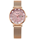 POEDAGAR Relógio Feminino Elegante com Calendário Completo
