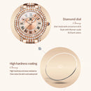 OLEVS Watch Women Fashion Elegant Stainless Steel Waterproof Quartz Wristwatch Luxury Ladies Dress Watches