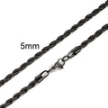 COLAR CORRENTE TORCIDA INOX PRIME