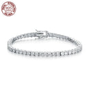 PULSEIRA RÍGIDA PRATA  ZIRCÔNIA PRIME