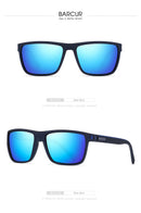 Óculos de Sol Polarizado BARCUR Classic Sport Rectangle UV400