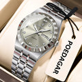 POEDAGAR Luxury Original Ladies Watch Luminous Waterproof Week Date Woman Wristwatch Stainless Steel Women Quartz Watches Female