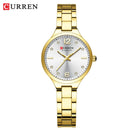 CURREN Relógio Feminino Elegante Minimalista