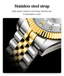 Relógio Masculino Auron Steel Flow POEDAGAR Classic Luxury