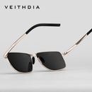 Óculos de Sol Polarizado Veithdia V2462 Classic Rectangle UV400