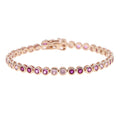PULSEIRA TENNIS EM ZIRCÔNIA – GOLD CLASSIC