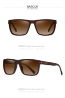 Óculos de Sol Polarizado BARCUR Classic Sport Rectangle UV400
