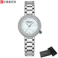 CURREN Relógio Feminino Luxo Minimalista
