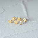 CONJUNTO DE BRINCOS STAR LUXE   (3 PEÇAS)
