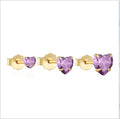 CONJUNTO DE BRINCOS STAR LUXE   (3 PEÇAS)
