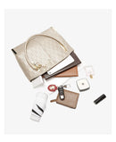 BOLSA BUCKET EM COURO ELEGANCE
